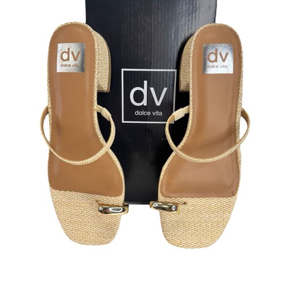 DV by Dolce Vita Narra  Rafia Womens Heels US 7 - Picture 1 of 9